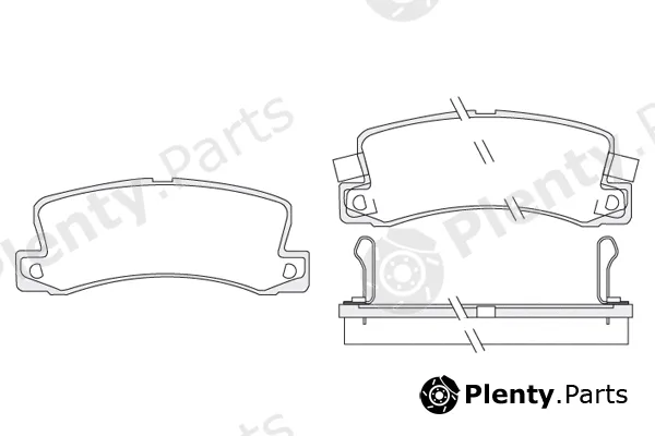 KSH Europe 1850.0058133 — Brake Pad Set, disc brake