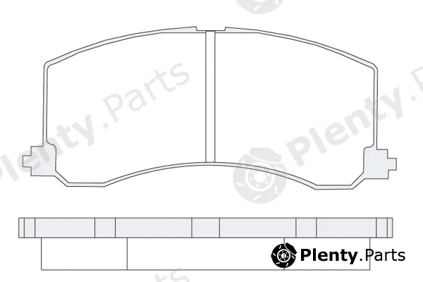 KSH Europe 1850.0058011 — Brake Pad Set, disc brake