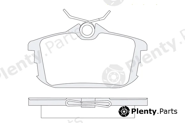 KSH Europe 1850.0058009 — Brake Pad Set, disc brake