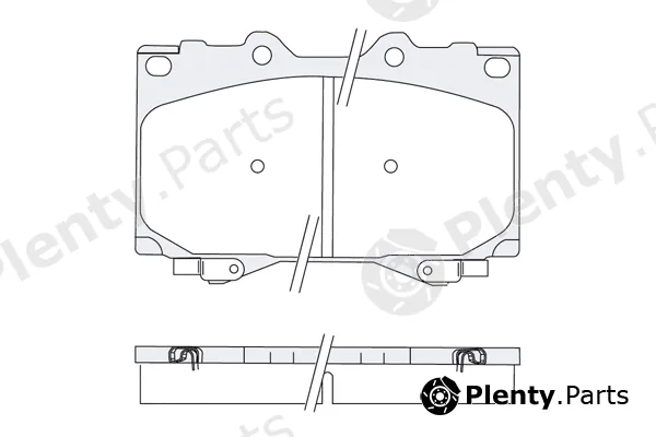 KSH Europe 1850.0058028 — Brake Pad Set, disc brake