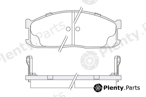 KSH Europe 1850.0058099 — Brake Pad Set, disc brake