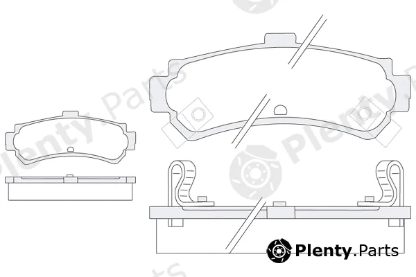 KSH Europe 1850.0058026 — Brake Pad Set, disc brake