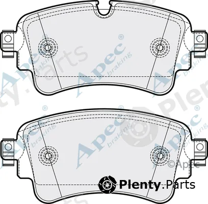 Apec PAD2095 — Brake Pad Set, disc brake Apec