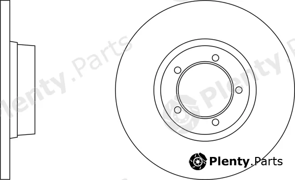 Apec SDK6899 — Brake Disc Apec Blue