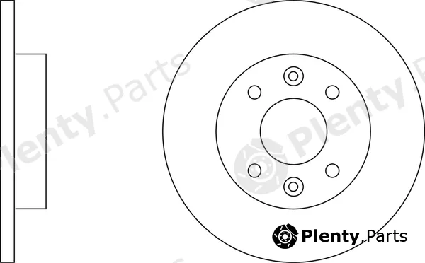 Apec SDK6033 — Brake Disc Apec Blue