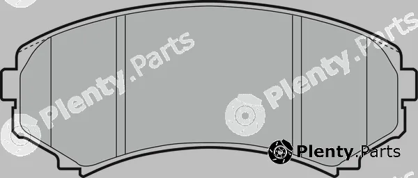 Apec PD3183 — Brake Pad Set, disc brake Apec Blue