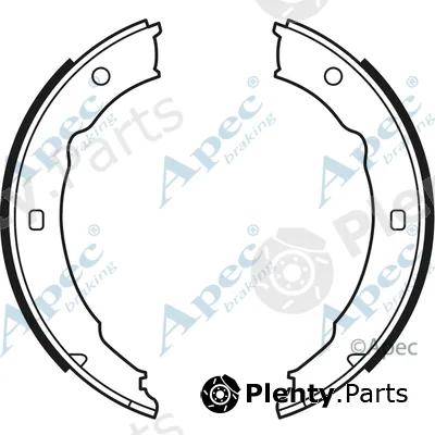 Apec SHU610 — Brake Shoe Set, parking brake Apec
