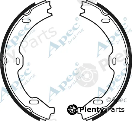 Apec SHU704 — Brake Shoe Set, parking brake Apec