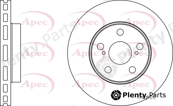 Apec DSK4101 — Brake Disc Apec