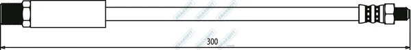Apec BHO4053 — Brake Hose Brake Fit
