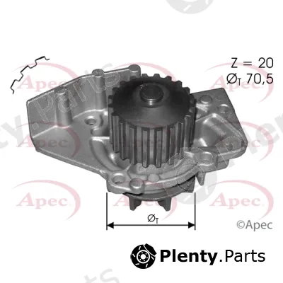 Apec AWP1136 — Water Pump, engine cooling Apec
