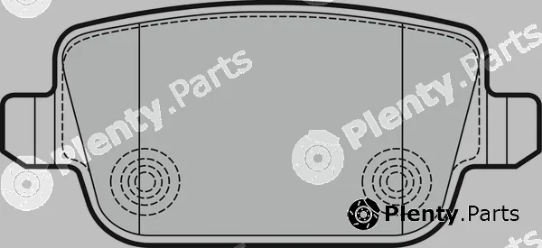 Apec PD3096 — Brake Pad Set, disc brake Apec Blue
