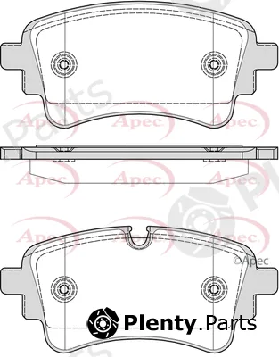 Apec PAD2406 — Brake Pad Set, disc brake Apec