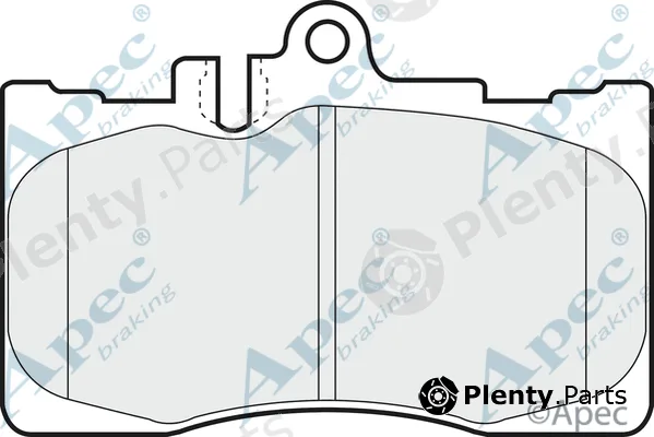 Apec PAD1273 — Brake Pad Set, disc brake Apec
