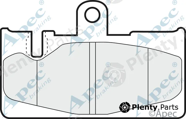 Apec PAD1217 — Brake Pad Set, disc brake Apec