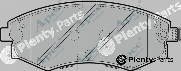 Apec PAD983 — Brake Pad Set, disc brake Apec