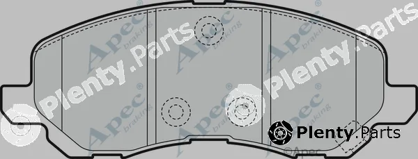 Apec PAD1545 — Brake Pad Set, disc brake Apec