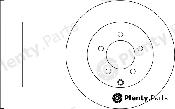 Apec SDK6573 — Brake Disc Apec Blue