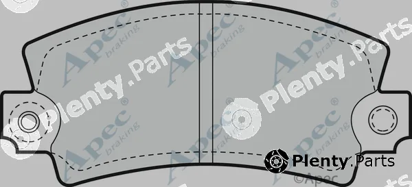 Apec PAD135 — Brake Pad Set, disc brake Apec