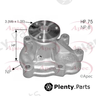 Apec AWP1542 — Water Pump, engine cooling Apec