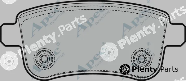 Apec PAD1689 — Brake Pad Set, disc brake Apec