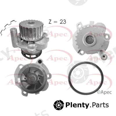 Apec AWP1038 — Water Pump, engine cooling Apec