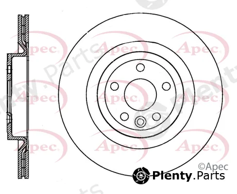 Apec DSK3405 — Brake Disc Apec