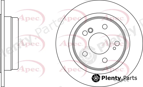 Apec DSK3460 — Brake Disc Apec