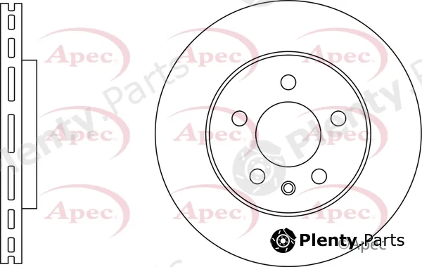 Apec DSK3515 — Brake Disc Apec