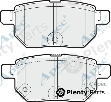 Apec PAD1734 — Brake Pad Set, disc brake Apec