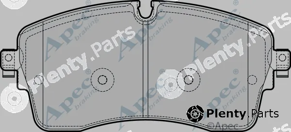 Apec PAD2286 — Brake Pad Set, disc brake Apec