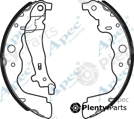 Apec SHU735 — Brake Shoe Set Apec