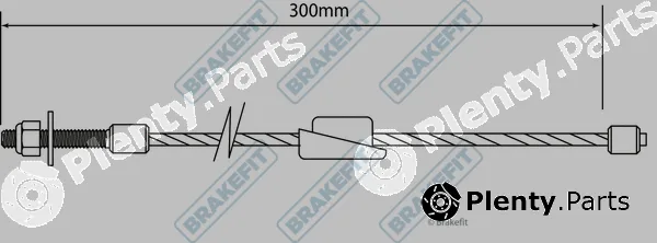 Apec BBC3137 — Cable Pull, parking brake Brake Fit