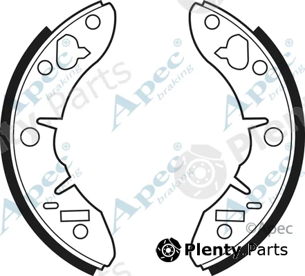 Apec SHU142 — Brake Shoe Set Apec