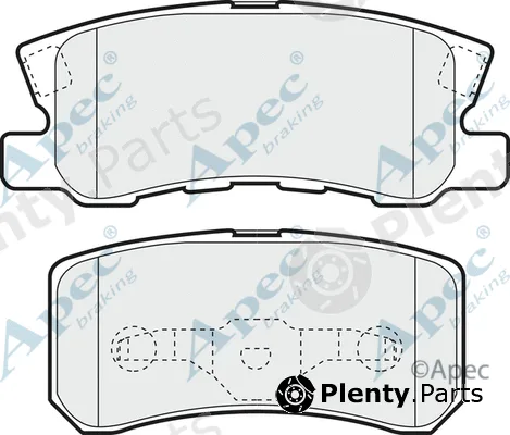 Apec PAD1242 — Brake Pad Set, disc brake Apec