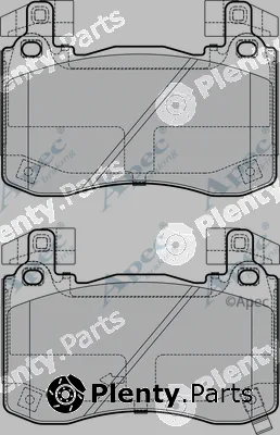 Apec PAD2260 — Brake Pad Set, disc brake Apec