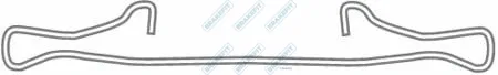Apec BKT1035 — Accessory Kit, disc brake pad Brake Fit