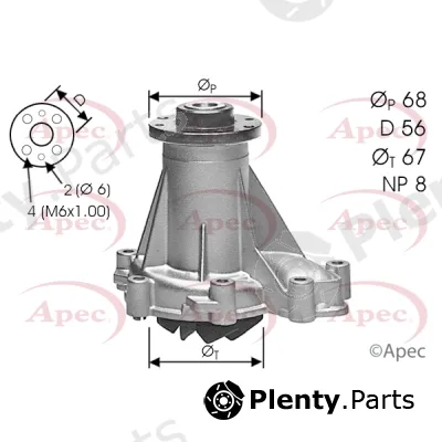 Apec AWP1303 — Water Pump, engine cooling Apec