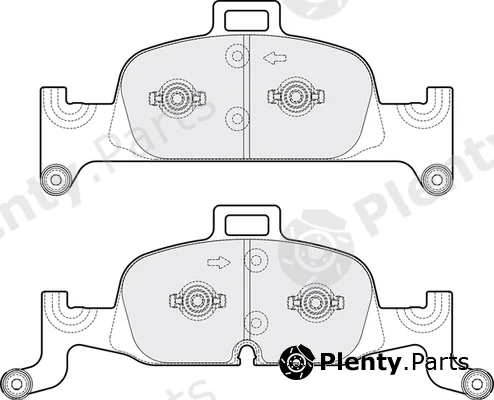 Apec PD3785 — Brake Pad Set, disc brake Apec Blue
