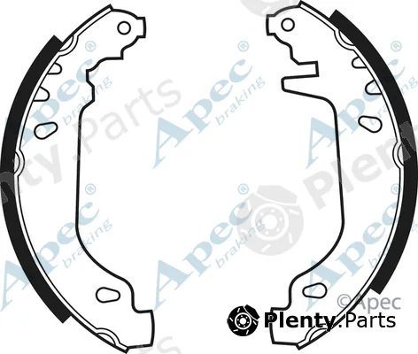 Apec SHU448 — Brake Shoe Set Apec