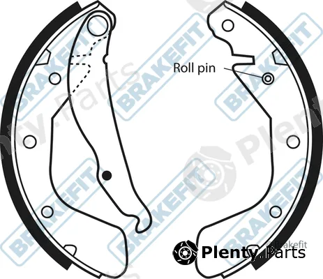 Apec BSH1006 — Brake Shoe Set Brake Fit