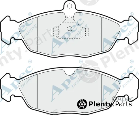 Apec PAD730 — Brake Pad Set, disc brake Apec