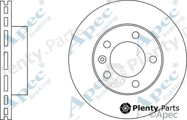 Apec DSK2838 — Brake Disc Apec