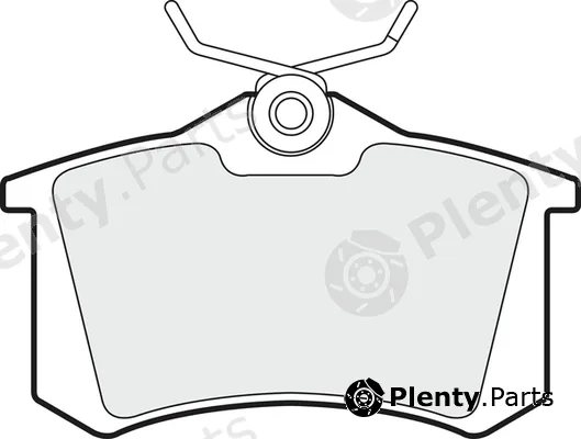 Apec PD3005 — Brake Pad Set, disc brake Apec Blue