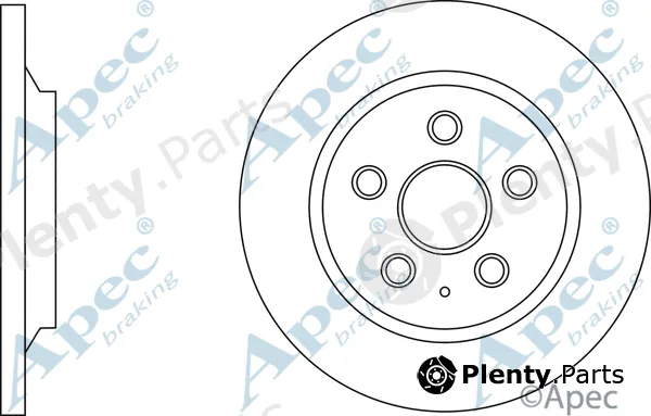 Apec DSK3010 — Brake Disc Apec