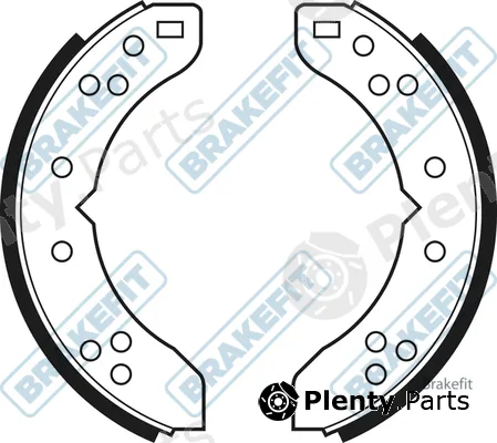 Apec BSH1079 — Brake Shoe Set Brake Fit