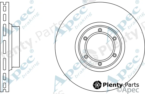 Apec DSK589 — Brake Disc Apec