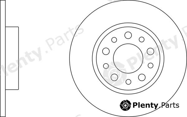 Apec SDK6466 — Brake Disc Apec Blue