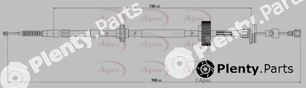 Apec CAB1791 — Cable Pull, parking brake Apec