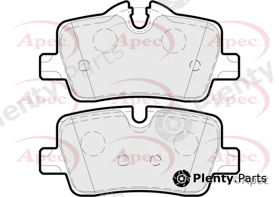 Apec PAD2298 — Brake Pad Set, disc brake Apec